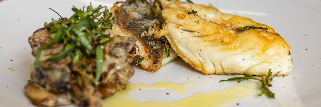 Frischer Fisch aus dem Restaurant Il Caminetto